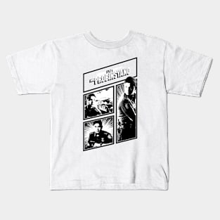 Ang Probinsayno Black And White Comics Kids T-Shirt